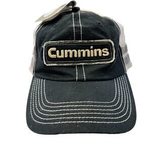 Realtree Cummins Trucker Cap Snapback Camo Striped Hat Well Worn Look New W/ tag